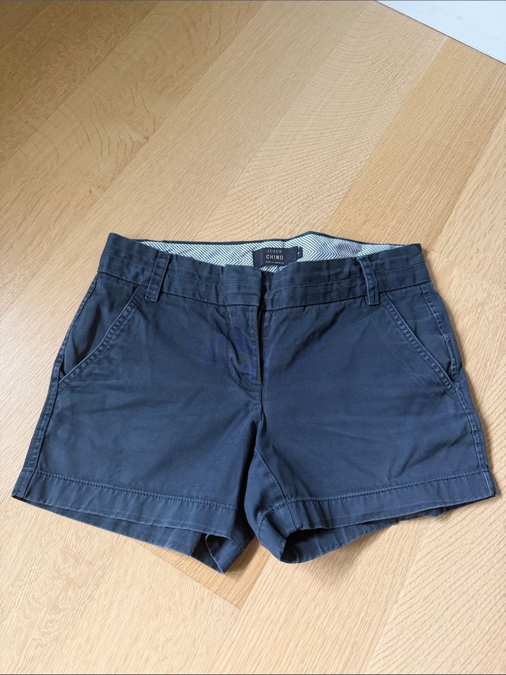 Womens Navy Chino Shorts J Crew